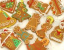 10 Stk. Lebkuchen Weihnachtsfiguren Set verschiedene Formen - A