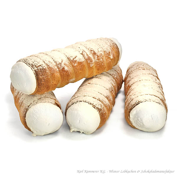 Kleine Schaumrollen – weiß, 4 Stück