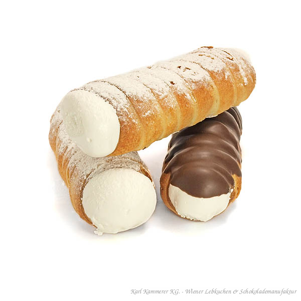 Kleine Schaumrollen – gemischt, 3 Stück