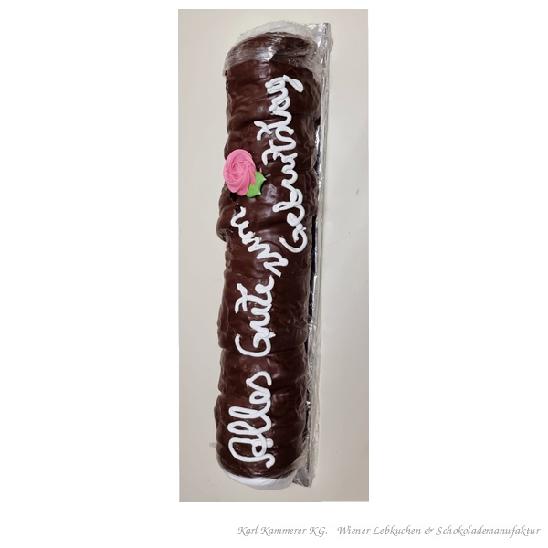 Riesenschaumrolle mit Widmung & Aufleger